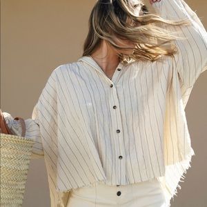 Carly Jean Los Angeles Richmond Button-up Top